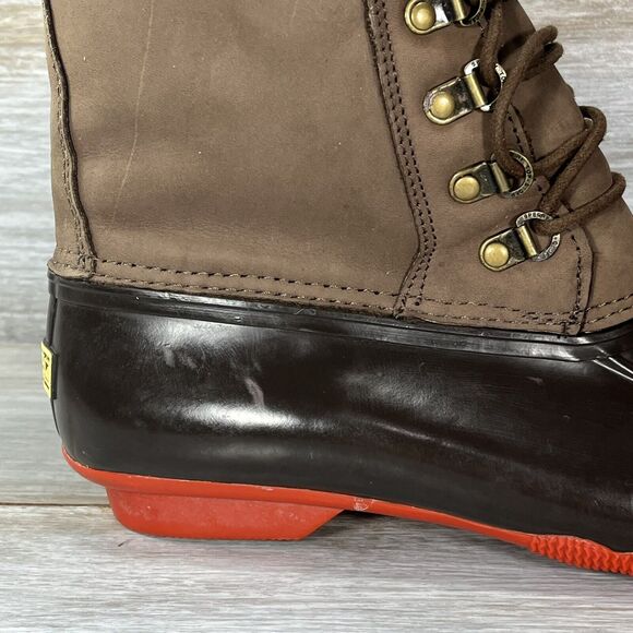 Sperry X Women’s JCrew Top-Sider Tall Shearwater Boots Size 10 M - Picture 6 of 12